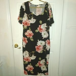 Long floral dress